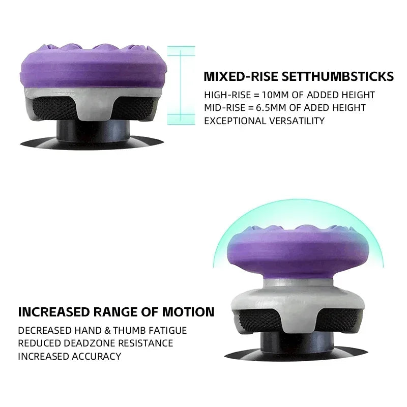 High-Rise Precision Thumb Grips for PS4 & PS5